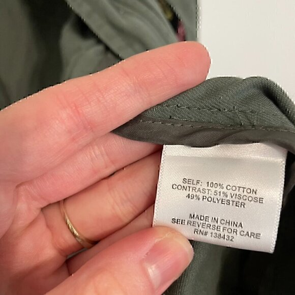 MODCLOTH Keep a Woven Mind Jacket Olive Army Green Multi Aztec Boho Embroidered - Picture 11 of 15